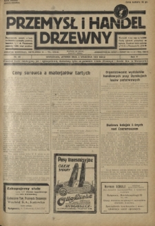 Przemysł i Handel Drzewny / red. Adam Schwarz. R.5, nr 95 (3 września 1929)