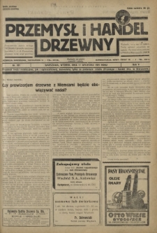 Przemysł i Handel Drzewny / red. Adam Schwarz. R.5, nr 101 (17 września 1929)