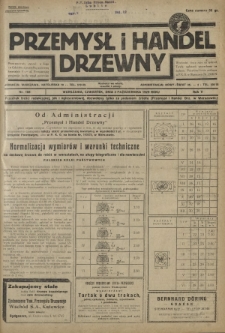 Przemysł i Handel Drzewny / red. Adam Schwarz. R.5, nr 108 (3 października 1929)