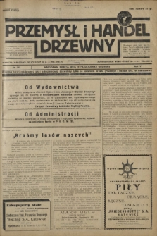 Przemysł i Handel Drzewny / red. Adam Schwarz. R.5, nr 112 (19 października 1929)