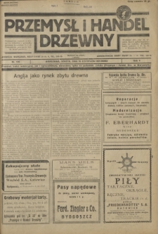 Przemysł i Handel Drzewny / red. Adam Schwarz. R.5, nr 120 (16 listopada 1929)