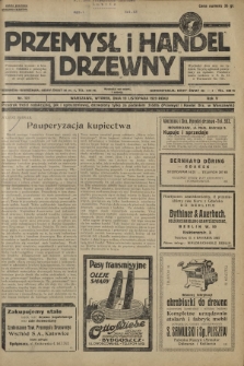 Przemysł i Handel Drzewny / red. Adam Schwarz. R.5, nr 121 (19 listopada 1929)