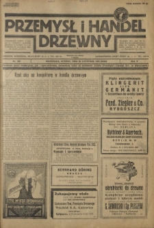 Przemysł i Handel Drzewny / red. Adam Schwarz. R.5, nr 123 (26 listopada 1929)