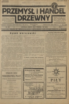 Przemysł i Handel Drzewny / red. Adam Schwarz. R.5, nr 130 (21 grudnia 1929)