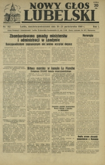 Nowy Głos Lubelski. R. 1, nr 162 (20-21 października 1940)