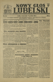 Nowy Głos Lubelski. R. 1, nr 210 (17 grudnia 1940)