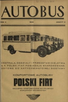 Autobus : organ Związku Stowarzyszeń Właścicieli Przedsiębiorstw Samochodowych / red. Jan Wroczyński. R. 5, z. 2 (1935)