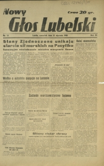 Nowy Głos Lubelski. R. 3, nr 11 (15 stycznia 1942)