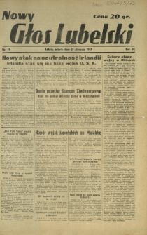 Nowy Głos Lubelski. R. 3, nr 13 (17 stycznia 1942)