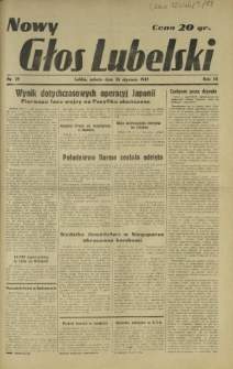 Nowy Głos Lubelski. R. 3, nr 19 (24 stycznia 1942)