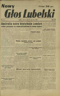 Nowy Głos Lubelski. R. 3, nr 25 (31 stycznia 1942)