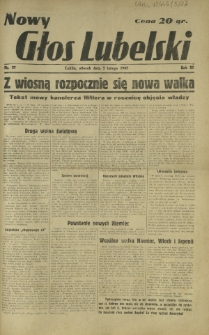 Nowy Głos Lubelski. R. 3, nr 27 (3 lutego 1942)
