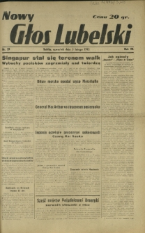 Nowy Głos Lubelski. R. 3, nr 29 (5 lutego 1942)