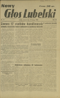 Nowy Głos Lubelski. R. 3, nr 45 (24 lutego 1942)