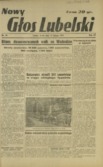 Nowy Głos Lubelski. R. 3, nr 46 (25 lutego 1942)