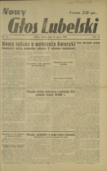 Nowy Głos Lubelski. R. 3, nr 61 (14 marca 1942)