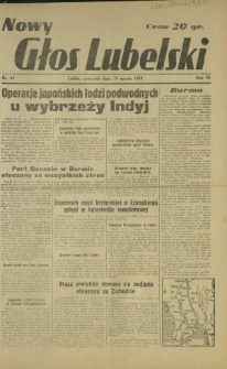 Nowy Głos Lubelski. R. 3, nr 65 (19 marca 1942)