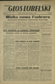 Nowy Głos Lubelski. R. 3, nr 96 (28 kwietnia 1942)