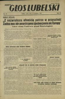 Nowy Głos Lubelski. R. 3, nr 97 (29 kwietnia 1942)