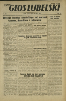 Nowy Głos Lubelski. R. 3, nr 99 (1 maja 1942)