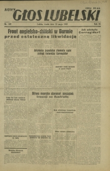 Nowy Głos Lubelski. R. 3, nr 109 (13 maja 1942)