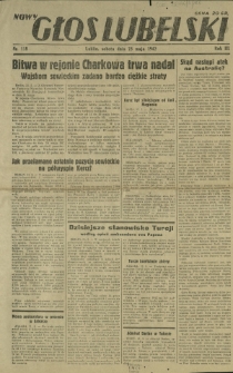 Nowy Głos Lubelski. R. 3, nr 118 (23 maja 1942)