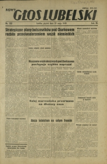 Nowy Głos Lubelski. R. 3, nr 122 (29 maja 1942)