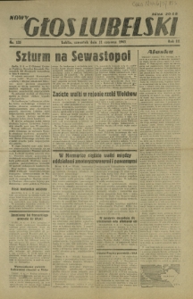 Nowy Głos Lubelski. R. 3, nr 133 (11 czerwca 1942)