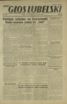 Nowy Głos Lubelski. R. 3, nr 137 (16 czerwca 1942)