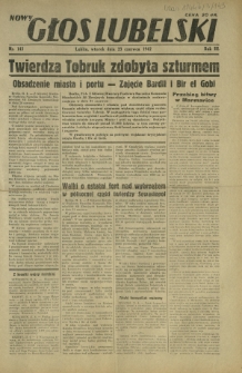 Nowy Głos Lubelski. R. 3, nr 143 (23 czerwca 1942)