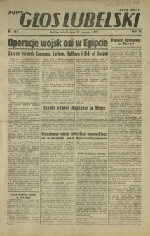 Nowy Głos Lubelski. R. 3, nr 147 (27 czerwca 1942)