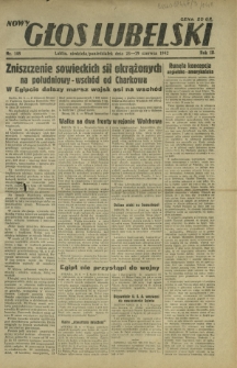 Nowy Głos Lubelski. R. 3, nr 148 (28-29 czerwca 1942)