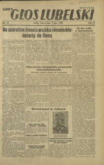 Nowy Głos Lubelski. R. 3, nr 155 (7 lipca 1942)