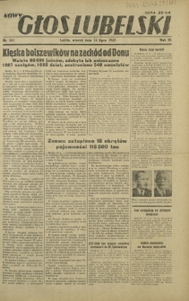 Nowy Głos Lubelski. R. 3, nr 161 (14 lipca 1942)
