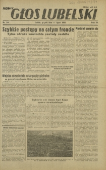 Nowy Głos Lubelski. R. 3, nr 164 (17 lipca 1942)