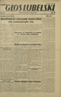 Nowy Głos Lubelski. R. 3, nr 168 (22 lipca (1942)