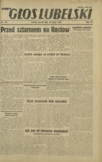 Nowy Głos Lubelski. R. 3, nr 170 (24 lipca 1942)
