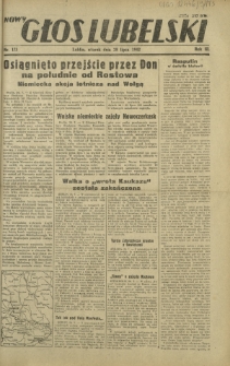 Nowy Głos Lubelski. R. 3, nr 173 (28 lipca 1942)