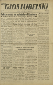 Nowy Głos Lubelski. R. 3, nr 174 (29 lipca 1942)