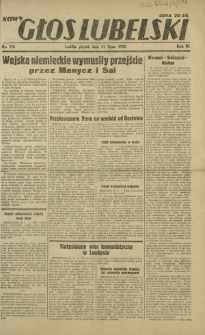 Nowy Głos Lubelski. R. 3, nr 176 (31 lipca 1942)