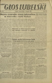 Nowy Głos Lubelski. R. 3, nr 179 (4 sierpnia 1942)