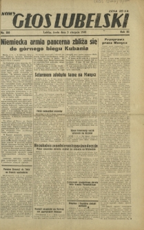 Nowy Głos Lubelski. R. 3, nr 180 (5 sierpnia 1942)
