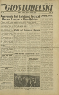 Nowy Głos Lubelski. R. 3, nr 183 (8 sierpnia 1942)
