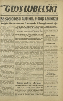 Nowy Głos Lubelski. R. 3, nr 185 (11 sierpnia 1942)