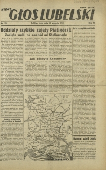 Nowy Głos Lubelski. R. 3, nr 186 (12 sierpnia 1942)