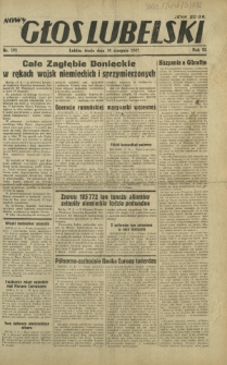 Nowy Głos Lubelski. R. 3, nr 192 (19 sierpnia 1942)