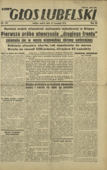 Nowy Głos Lubelski. R. 3, nr 194 (21 sierpnia 1942)