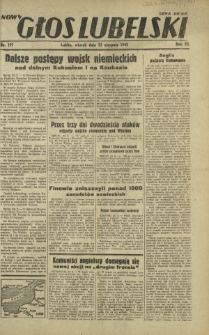 Nowy Głos Lubelski. R. 3, nr 197 (25 sierpnia 1942)