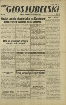 Nowy Głos Lubelski. R. 3, nr 198 (26 sierpnia 1942)