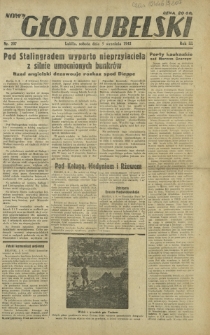 Nowy Głos Lubelski. R. 3, nr 207 (5 września 1942)